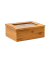 relaxdays Teebox braun 22,0 x 16,0 cm