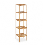 relaxdays Badregal braun 34,0 x 33,0 x 140,0 cm