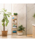 relaxdays Badregal braun 34,0 x 33,0 x 140,0 cm