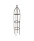 relaxdays Rankobelisk Metall braun rund 35,0 x 190,0 cm