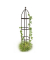 relaxdays Rankobelisk Metall braun rund 35,0 x 190,0 cm