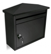 relaxdays Briefkasten 10018514_0 schwarz