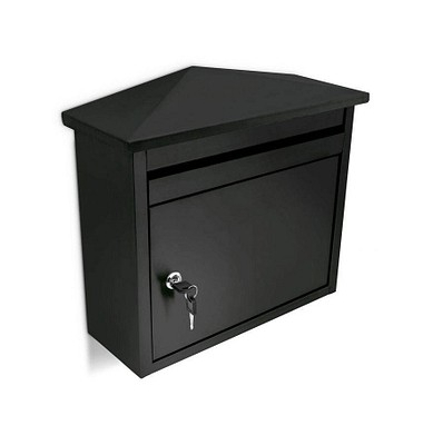 relaxdays Briefkasten 10018514_0 schwarz