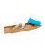 relaxdays Badewannenablage braun