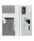 relaxdays Medizinschrank EMERGENCY XL ohne Norm silber