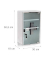 relaxdays Medizinschrank EMERGENCY XL ohne Norm silber