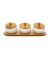 relaxdays Vorratsdosen-Set JIAO 8,5 cm hoch weiß