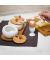 relaxdays Vorratsdosen-Set JIAO 8,5 cm hoch weiß