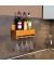 relaxdays Weinregal braun 36,0 x 11,5 x 17,0 cm