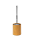 relaxdays WC-Garnitur braun, silber Holz