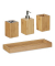 relaxdays Badaccessoires-Set braun