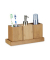 relaxdays Badaccessoires-Set braun