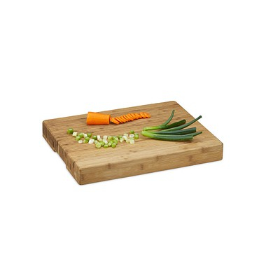 relaxdays Schneidebrett Natur 45,0 x 35,0 cm
