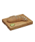 relaxdays Schneidebrett Natur 45,0 x 35,0 cm