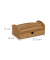 relaxdays Schreibtisch-Organizer braun Bambus 4 Fächer 27,5 x 15,0 x 11,0 cm