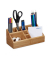 relaxdays Schreibtisch-Organizer braun Bambus 10 Fächer 23,0 x 10,0 x 10,0 cm