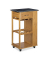 relaxdays Servierwagen ALFRED L braun 47,5 x 37,5 x 81,5 cm