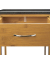 relaxdays Servierwagen ALFRED S braun 37,5 x 37,5 x 82,5 cm