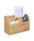 relaxdays Schreibtisch-Organizer braun Bambus 5 Fächer 22,0 x 10,0 x 15,0 cm