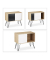 relaxdays Kommode 10020348_0 braun keine Fachböden 80,0 x 40,0 x 70,0 cm