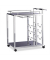 relaxdays Servierwagen BARON silber 70,0 x 40,0 x 75,0 cm
