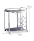 relaxdays Servierwagen BARON silber 70,0 x 40,0 x 75,0 cm