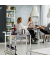 relaxdays Servierwagen BARON silber 70,0 x 40,0 x 75,0 cm