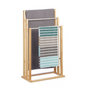 relaxdays Handtuchständer braun