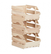 Holzkisten 10021334_0, außen 27,5x38x20cm, Holz braun