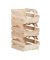 Holzkisten 10021334_0, außen 27,5x38x20cm, Holz braun