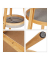 relaxdays Kleiderständer braun Holz 6 Haken 50,0 x 171,0 cm