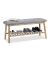 relaxdays Schuhbank 10021543_0 braun Holz 100,0 cm