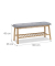 relaxdays Schuhbank 10021543_0 braun Holz 100,0 cm