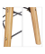 relaxdays Nachttisch Holz braun, weiß 40,0 x 42,5 x 61,0 cm