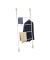 relaxdays Handtuchhalter weiß