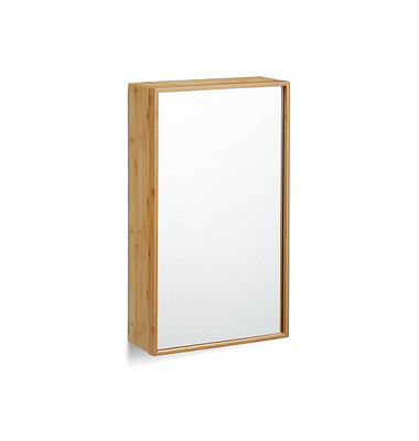 relaxdays Spiegelschrank braun 35,0 x 14,0 x 60,5 cm
