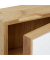 relaxdays Spiegelschrank braun 35,0 x 14,0 x 60,5 cm