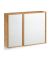 relaxdays Spiegelschrank braun 65,0 x 14,0 x 50,5 cm