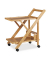 relaxdays Servierwagen braun 40,5 x 65,0 x 70,0 cm