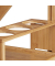 relaxdays Servierwagen braun 40,5 x 65,0 x 70,0 cm