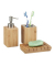 relaxdays Badaccessoires-Set braun