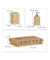 relaxdays Badaccessoires-Set braun