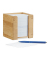 Zettelbox 10022190_0, 95x95mm, inkl. 900 Notizzettel, braun, Bambus