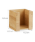 Zettelbox 10022190_0, 10,5x10,5x10,5cm, braun, Bambus, inkl.: 900 Notizzettel