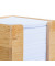 Zettelbox 10022190_0, 10,5x10,5x10,5cm, braun, Bambus, inkl.: 900 Notizzettel
