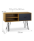 relaxdays Kommode 10022743_0 braun 1 Fachboden 100,0 x 38,0 x 62,0 cm