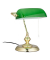 relaxdays Tischlampe grün, gold