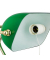 relaxdays Tischlampe grün, gold