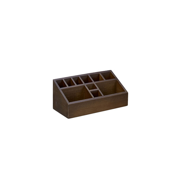 4052025232726 - Relaxdays Stiftehalter Schreibtisch Organizer aus Bambus mit 10 Fächern für Stifte und Zettel Ablage dunkelbraun 4052025232726 - Relaxdays Stiftehalter Schreibtisch Organizer aus Bambus mit 10 Fächern für Stifte und Zettel Ablage dunkelbraun