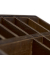 relaxdays Schreibtisch-Organizer braun Bambus 10 Fächer 23,0 x 10,0 x 10,0 cm
